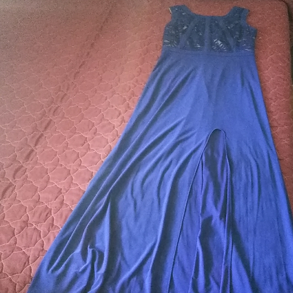 Navy Blue Prom Dress
